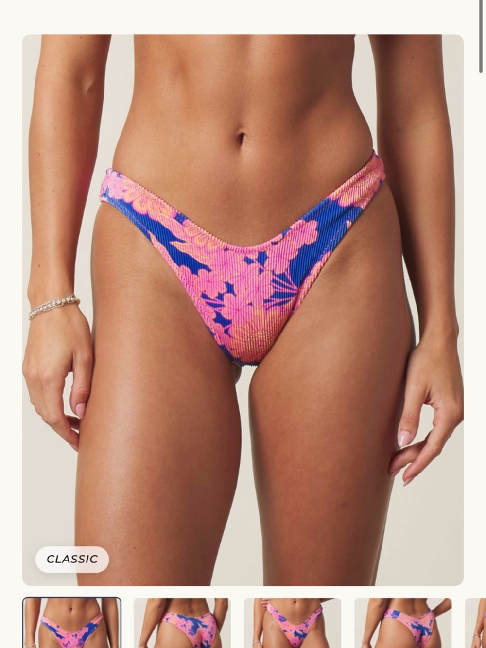 Honey Swim // Fleur Ribbed Classic Bottoms // Size Large // Worn once for photos